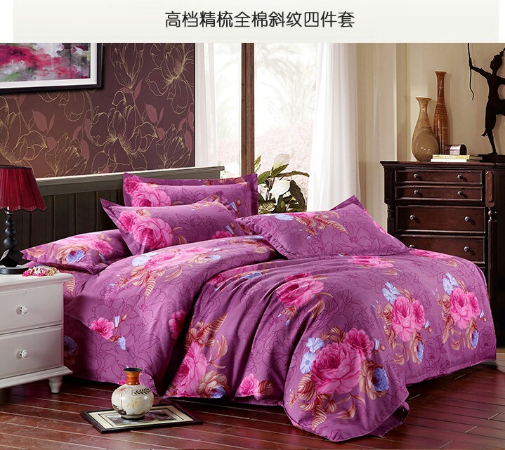 加厚全棉磨毛四件套
