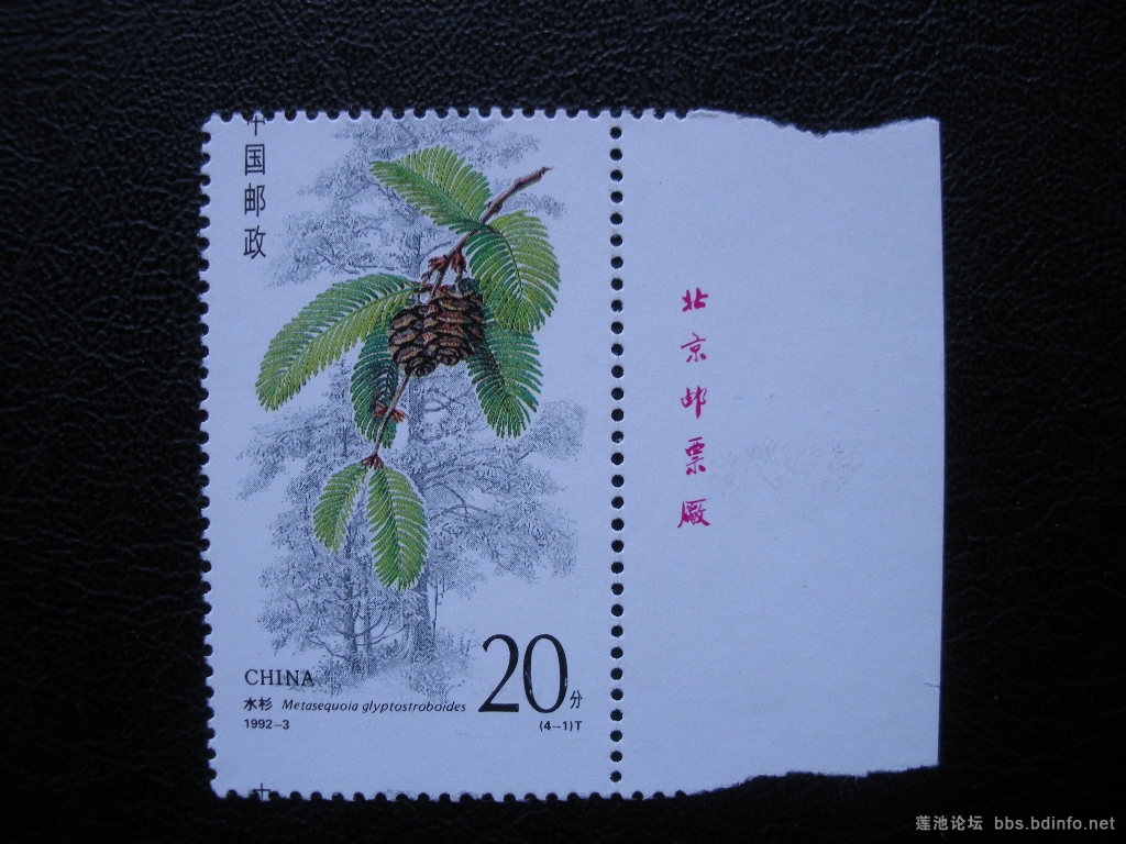 极稀少的带厂名的错版邮票一枚